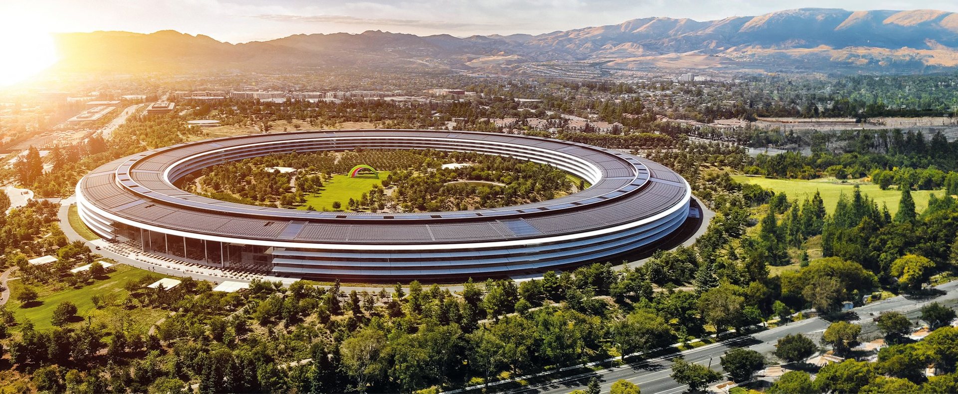 Apple Park, sede da Apple no Vale do Silício